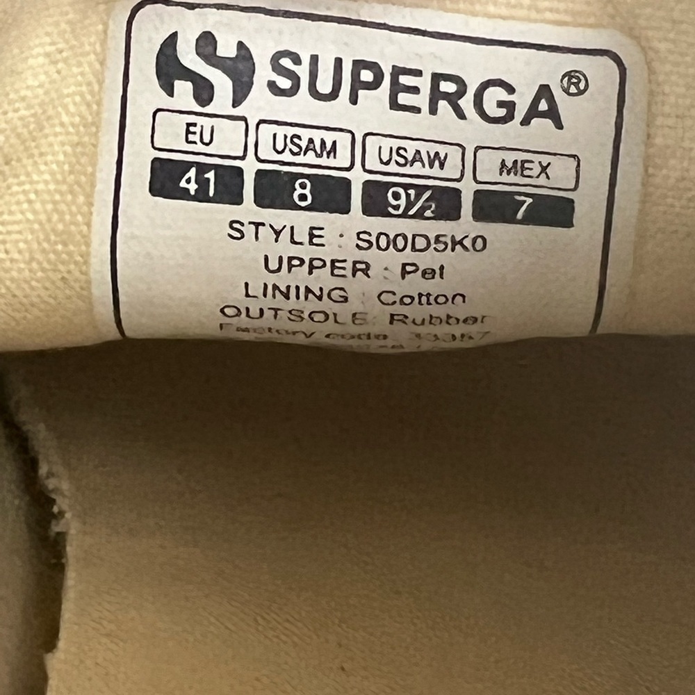 Superga Bronze Sequin Sneakers - Size 8 - Picture 8 of 8